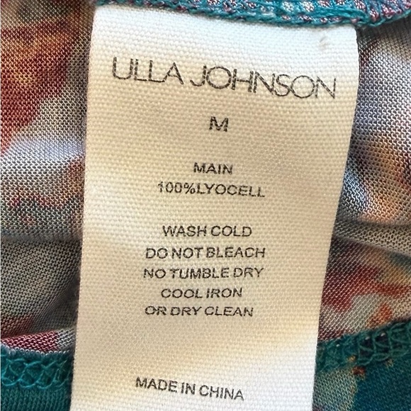 NWT Ulla Johnson Naia Top in Jade Floral M - Picture 10 of 10